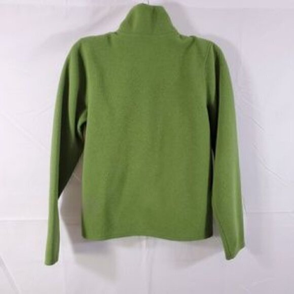 Eddie Bauer Women’s Green ¼ Zip Fleece Outdoor Sweater Pullover – Size Small - Picture 8 of 13